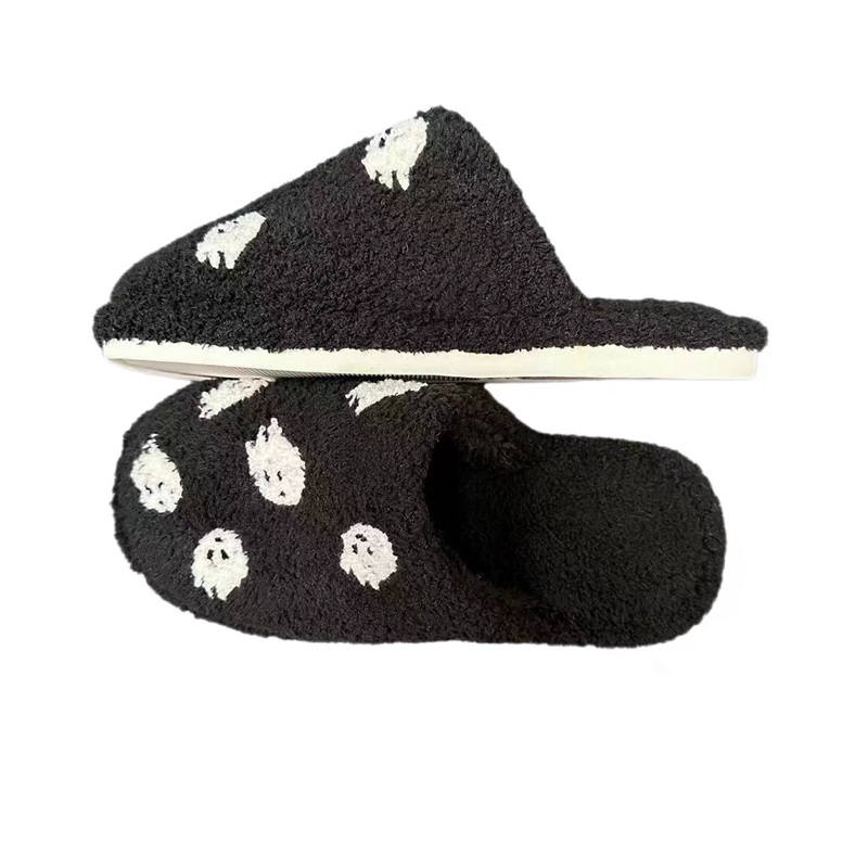 Halloween Ghosts Cute Floor Indoor Slide Plush Slipper