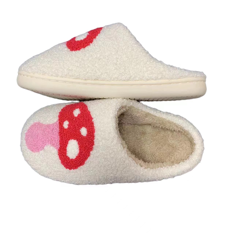 Women’s  Cute Mushroom Winter Indoor Plush Slipper