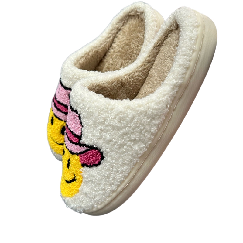 Adults’ Cowboy Smile  Winter Indoor Plush Slipper