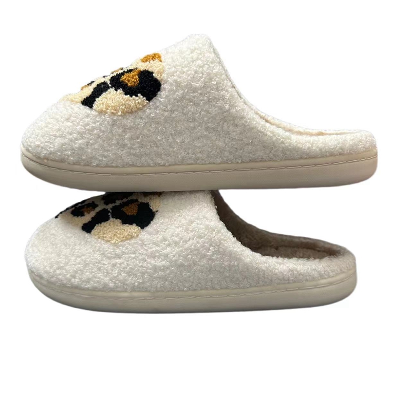 Adults’ Leopard Love Winter Indoor Plush Slipper