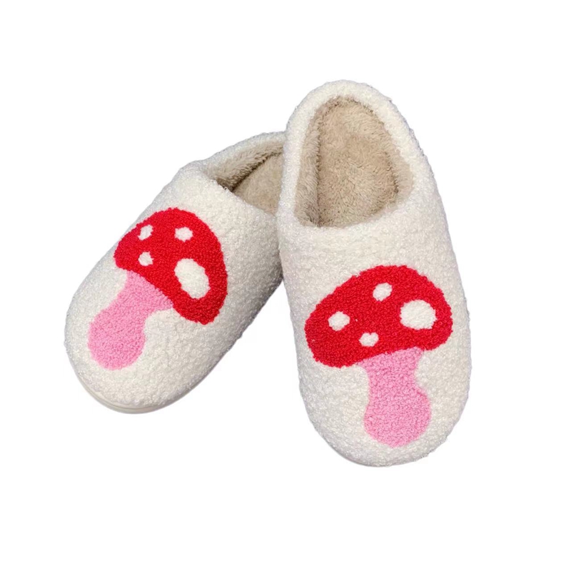 Women’s  Cute Mushroom Winter Indoor Plush Slipper