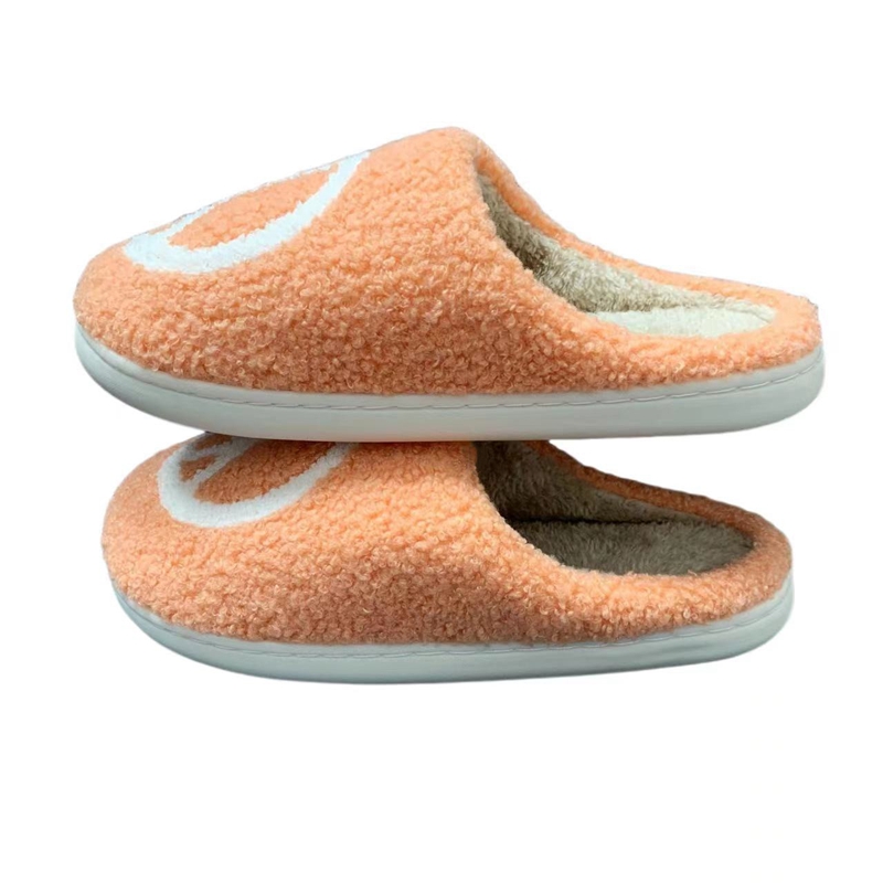 Peace Cute Winter Indoor Plush Slipper