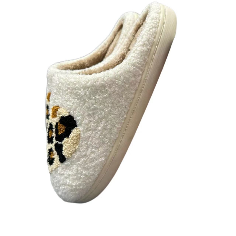 Adults’ Leopard Love Winter Indoor Plush Slipper