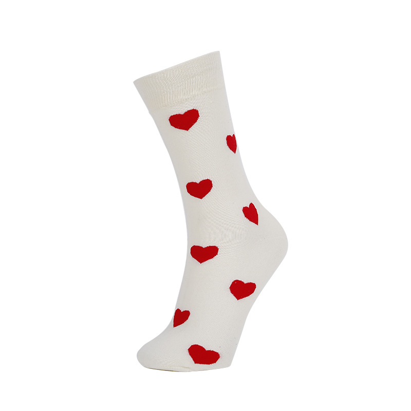 Love Medium Tube Cotton Socks 