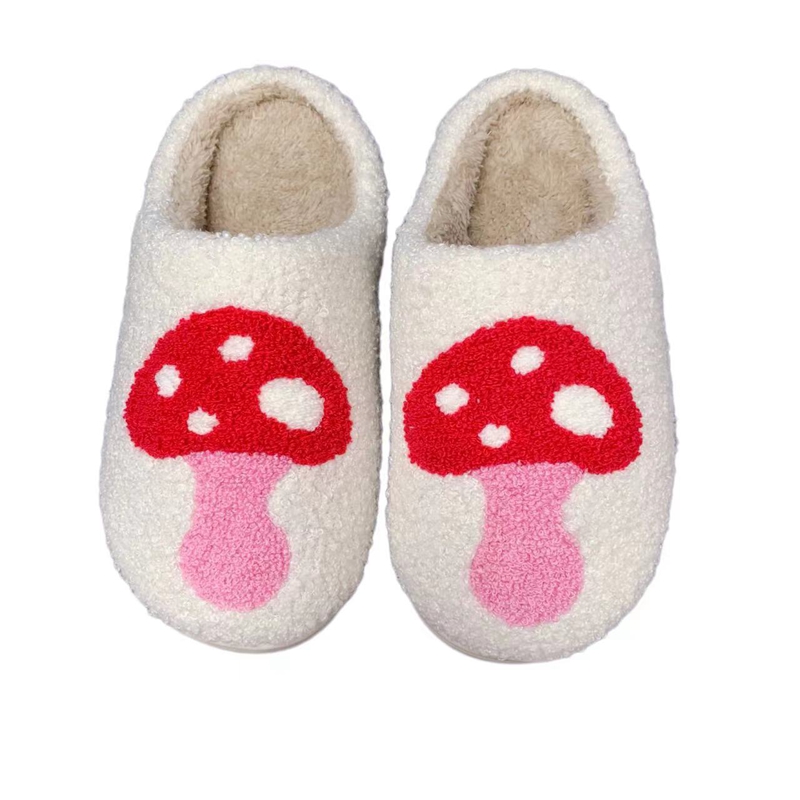 Women’s  Cute Mushroom Winter Indoor Plush Slipper